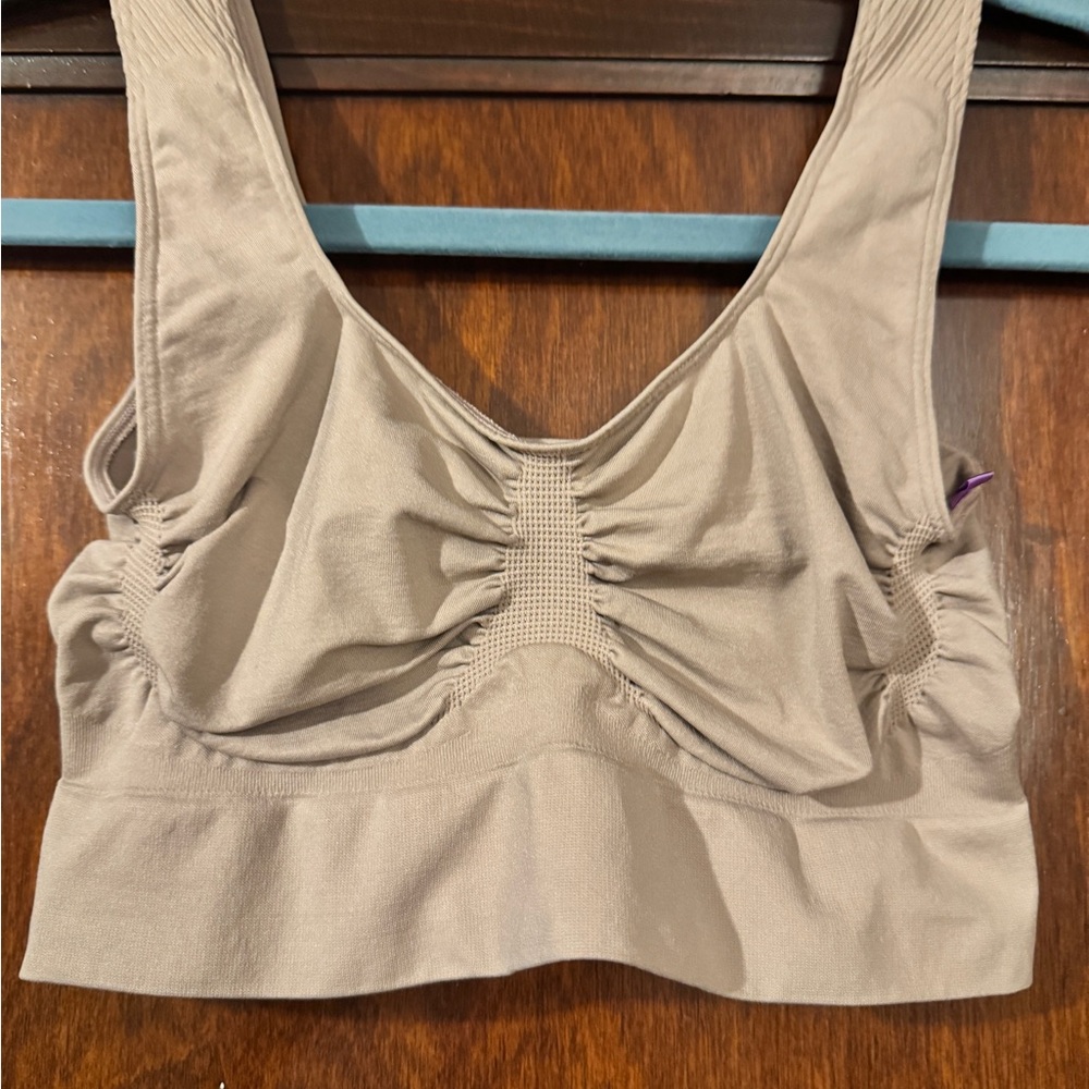 YITTY Beige Ruched Bra
